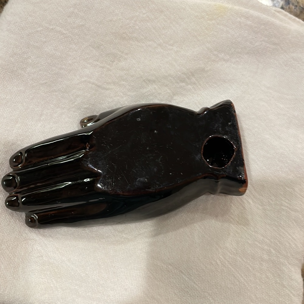 Black hand ashtray - Picture 2 of 4